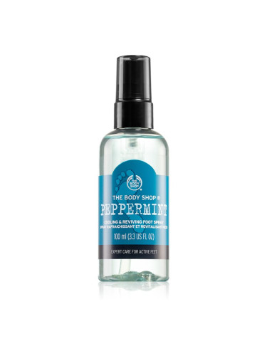 The Body Shop Peppermint спрей за крака с охлаждащ ефект 100 мл.