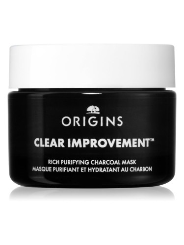 Origins Clear Improvement® Rich Purifying Charcoal Mask почистваща маска с активни въглища 30 мл.