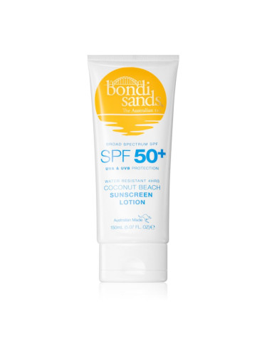 Bondi Sands SPF 50+ Coconut Beach слънцезащитен крем за тяло SPF 50+ с аромат Coconut 150 мл.