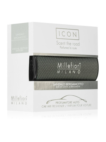 Millefiori Icon Sandalo Bergamotto aроматизатор за автомобил 1 бр.