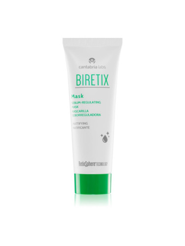 Biretix Treat Mask почистваща маска за регулиране на себума 25 мл.
