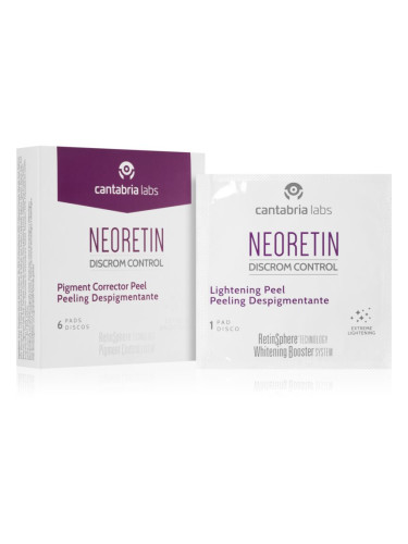 Neoretin Discrom control Lightening Peel ензимен пилинг с гликолова киселина 6x1 мл.