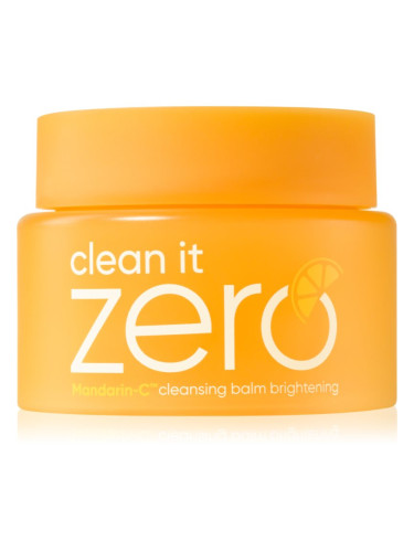 Banila Co. clean it zero Mandarin-C™ brightening балсам за почистване и премахване на грим за озаряване на лицето 100 мл.