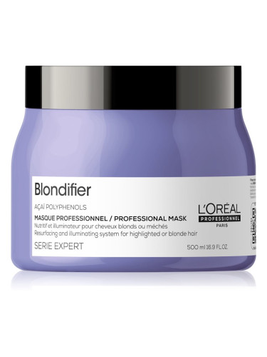 L’Oréal Professionnel Serie Expert Blondifier регенерираща и възстановяваща маска за блонд коса и коса с кичури 500 мл.