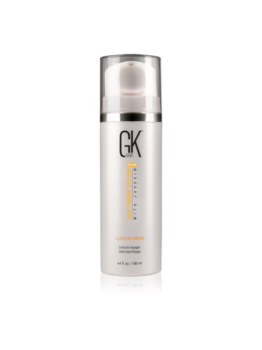 GK Hair Leave-In Cream подхранващ балсам без отмиване за блясък и мекота на косата с дозатор 130 мл.