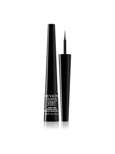 Revlon Cosmetics ColorStay™ Skinny прецизна течна очна линия цвят 301 Black Out 2,5 мл.
