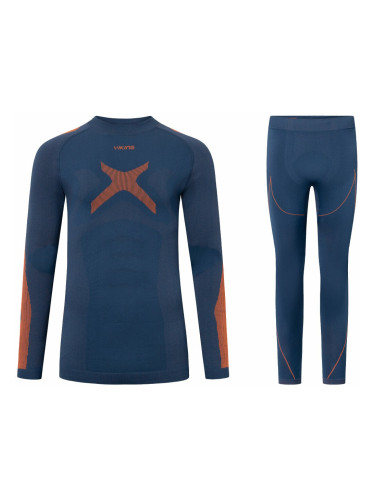 Viking Primeone Man Set Base Layer Navy/Orange M Tермобельо