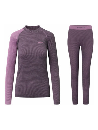 Viking Mounti Lady Set Base Layer Purple S Tермобельо