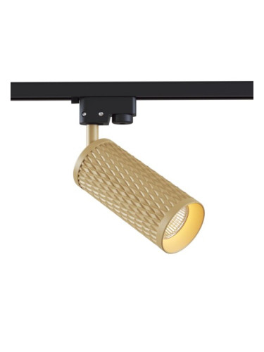 Прожектор за монофазна шина Maytoni TR011-1-GU10-G Brass Focus Design Track Light Unity