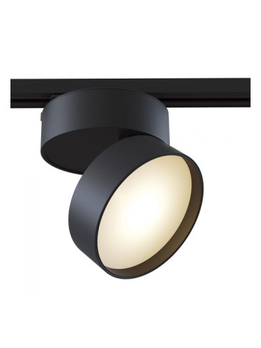 LED прожектор за монофазна шина Maytoni TR007-1-18W3K-B Onda Black Track Light Unity