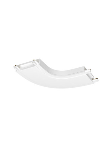 Овален конектор за магнитна шина за открит монтаж Maytoni TRA084CR-11W Radity Round Corner Connector White