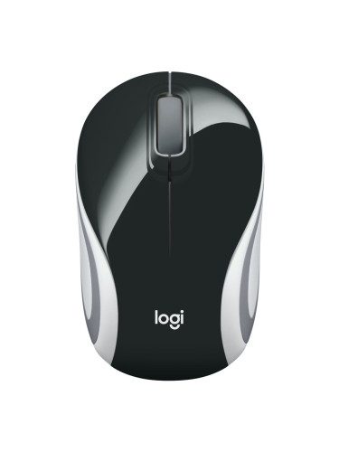 Мишка Logitech M187, оптична (1000dpi), безжична, USB, черна
