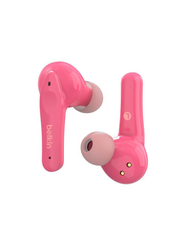 Безжични слушалки Belkin Soundform Nano за деца, Розов
