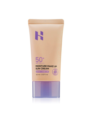 Holika Holika Moisture Make Up Sun Cream защитен тониращ крем за лице SPF 50+ 60 мл.