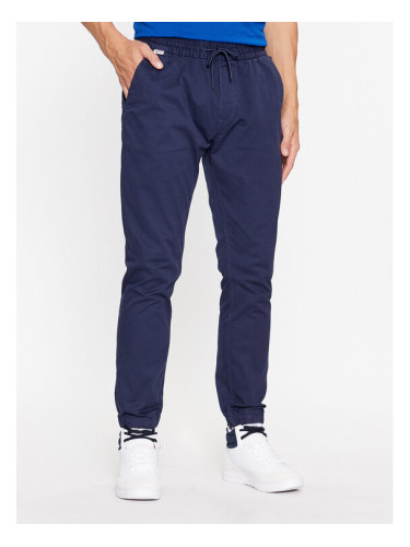 Tommy Jeans Текстилни панталони Scanton DM0DM17679 Тъмносин Slim Fit