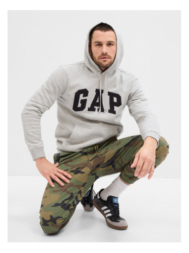 Gap Суитшърт 850834-01 Сив Regular Fit