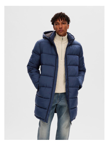 Selected Homme Зимно палто 16089959 Тъмносин Regular Fit