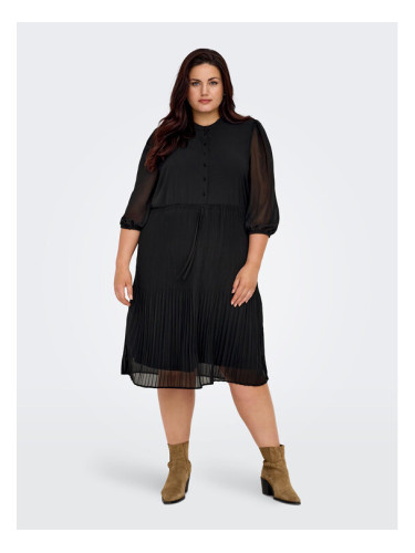 ONLY Carmakoma Ежедневна рокля Piona 15302029 Черен Regular Fit