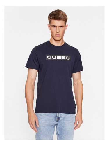 Guess Тишърт M3BI80 K9RM1 Тъмносин Regular Fit