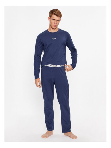 Guess Пижама U2BX00 KBZG0 Син Regular Fit