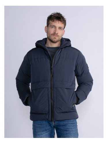 Petrol Industries Зимно яке M-3030-JAC100 Тъмносин Regular Fit