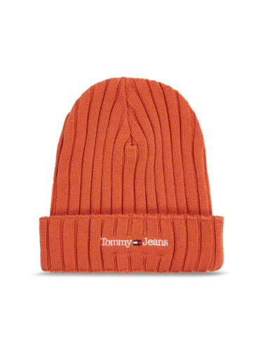 Tommy Jeans Шапка Tjm Sport Elevated Long Beanie AM0AM11678 Оранжев
