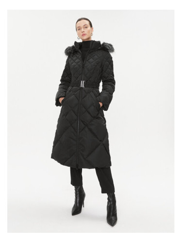 Guess Зимно палто W3BL37 WEX52 Черен Regular Fit