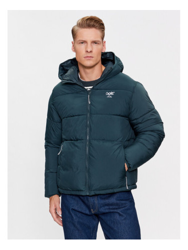 Jack&Jones Пухено яке 12238878 Зелен Regular Fit