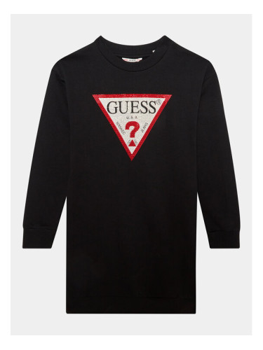 Guess Ежедневна рокля J3YK20 KA6R3 Черен Regular Fit