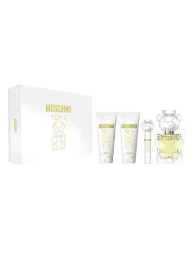 Moschino Toy 2 Комплект за жени EDP Парфюм 100 ml BL Балсам за тяло 100 ml SG Душ гел 100 ml EDP Парфюм 10 ml
