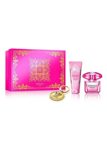 Versace Bright Crystal Absolu Комплект за жени EDP парфюм 90 ml+ лосион за тяло 100 ml + ключодържател