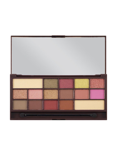 I Heart Revolution Chocolate Eyeshadow Palette Сенки за очи за жени 21,96 g Нюанс Rose Gold