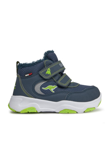 Зимни обувки KangaRoos KS-Freezer V RTX 02221-000-4054 Dk Navy/Lime
