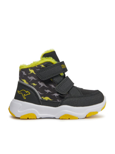 Зимни обувки KangaRoos KS-Goku V 02220-000-5094 Jet Black/Lemon Chrome