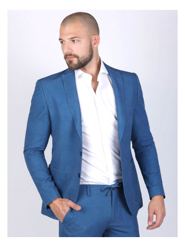 Спортно елегантно сако в синьо