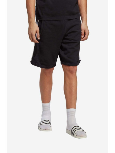 Памучен къс панталон adidas Originals Adicolor Classics 3-Stripes Sweat в черно
