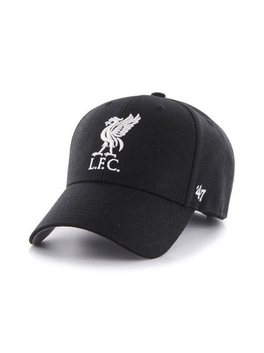 Шапка 47 brand EPL Liverpool в черно с апликация