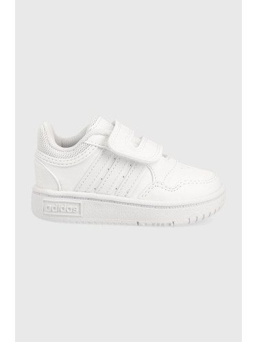 Детски маратонки adidas Originals Hoops 3.0 CF I в бяло