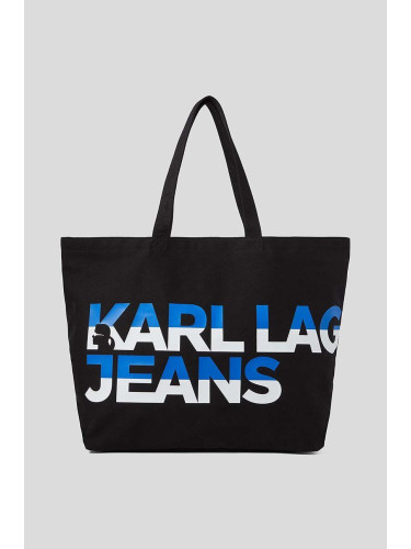 Чанта Karl Lagerfeld Jeans в черно