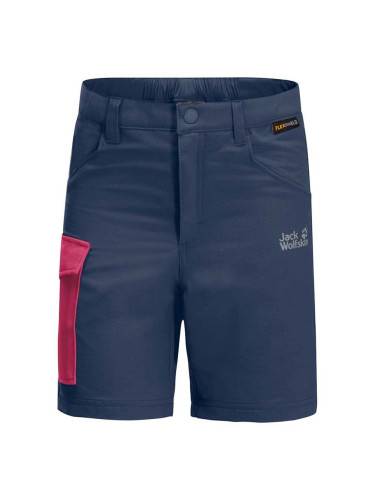 Детски къси панталони Jack Wolfskin ACTIVE SHORTS K в синьо с десен