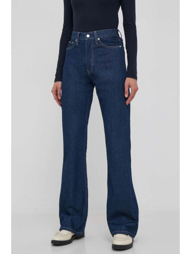 Дънки Calvin Klein Jeans AUTHENTIC BOOTCUT с висока талия