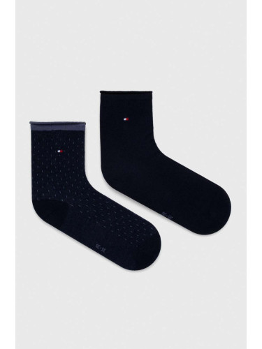 Чорапи Tommy Hilfiger (2 броя) в тъмносиньо