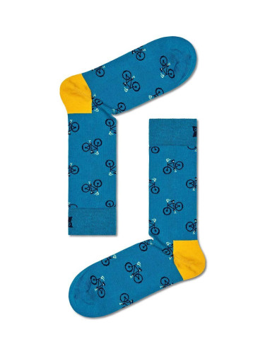 Чорапи Happy Socks Bike Sock в тюркоазено