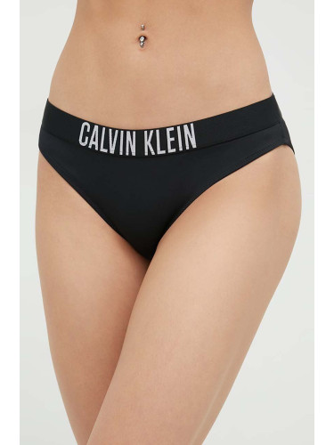 Долнище на бански Calvin Klein в черно KW0KW01859