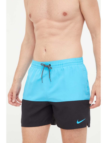 Плувни шорти Nike Split в синьо