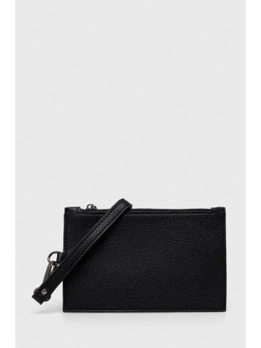 Чанта през рамо Sisley в черно