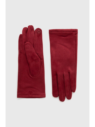 Ръкавици Answear Lab в бордо