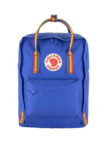 Раница Fjallraven F23620.571 Kanken Rainbow в синьо голям размер с изчистен дизайн