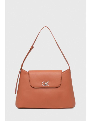 Чанта Calvin Klein в оранжево