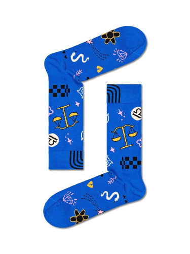 Чорапи Happy Socks Zodiac Libra в синьо